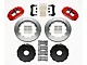 Wilwood Forged Narrow Superlite 6R Front Big Brake Kit with 14-Inch Slotted Rotors; Red Calipers (97-13 Corvette C5 & C6)