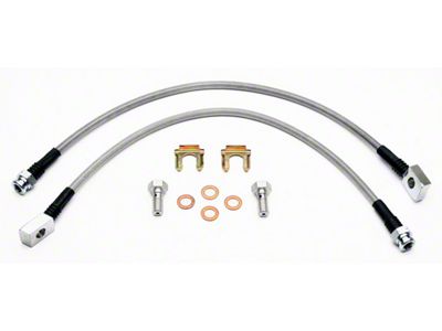 Wilwood OE Replacement Flexline Brake Line Kit; Front (97-04 Corvette C5)