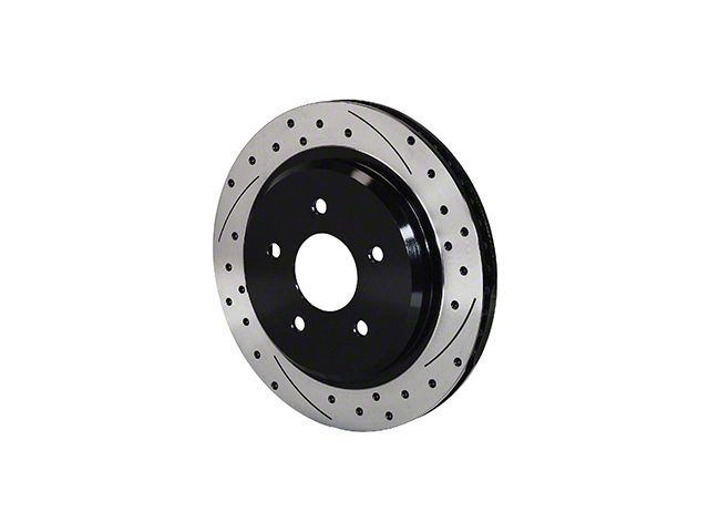Wilwood Promatrix Drilled and Slotted Rotor and Pad Kit; Rear (97-04 Corvette C5; 05-13 Corvette C6 Base)