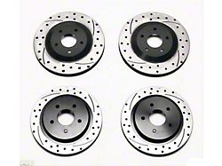 Wilwood Promatrix Drilled and Slotted Rotors; Front and rear (97-04 Corvette C5; 05-13 Corvette C6 Base)