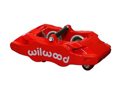 Wilwood SLC56 4-Piston Front Brake Caliper; Red (97-04 Corvette C5; 05-13 Corvette C6 Base)