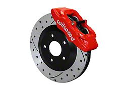 Wilwood SLC56 Brake Rotor, Pad and Caliper Kit; Front; Red Calipers (97-04 Corvette C5)