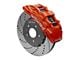 Wilwood SX6R Dynamic Front Big Brake Kit with 14-Inch Drilled and Slotted Rotors; Red Calipers (14-19 Corvette C7)