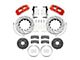 Wilwood SX6R Dynamic Front Big Brake Kit with 14-Inch Drilled and Slotted Rotors; Red Calipers (14-19 Corvette C7)