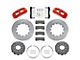 Wilwood SX6R Dynamic Front Big Brake Kit with 14-Inch Slotted Rotors; Red Calipers (97-13 Corvette C5 & C6)