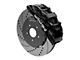 Wilwood SX6R Dynamic Front Big Brake Kit with 15-Inch Drilled and Slotted Rotors; Black Calipers (14-19 Corvette C7)