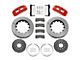 Wilwood SX6R Dynamic Front Big Brake Kit with 15-Inch Slotted Rotors; Red Calipers (97-13 Corvette C5 & C6)