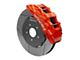 Wilwood SX6R Dynamic Front Big Brake Kit with 15-Inch Slotted Rotors; Red Calipers (14-19 Corvette C7)