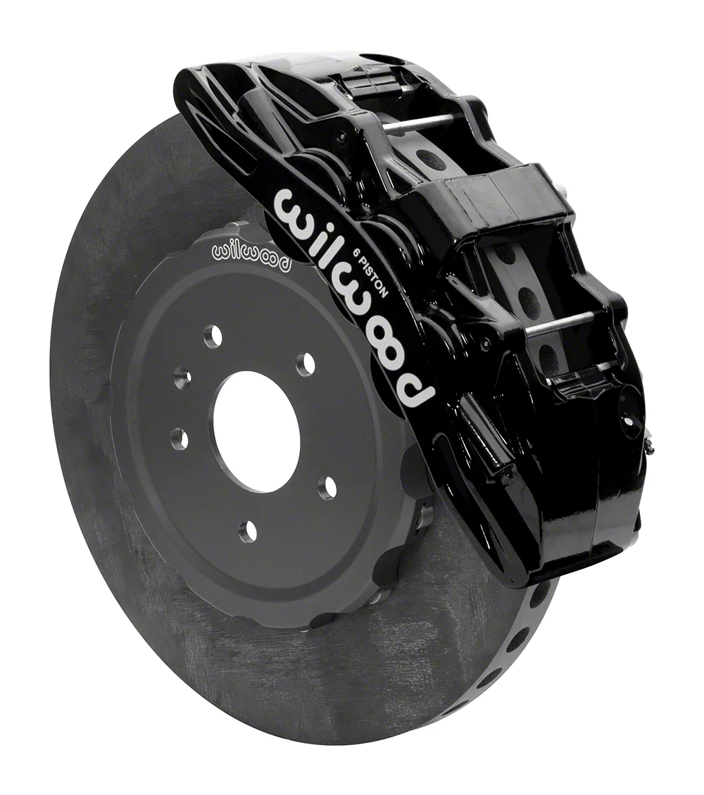 Wilwood SLC56 Front Caliper & Rotor Kit Black Corvette All C5 / Base C6 1997-2013 main image 1