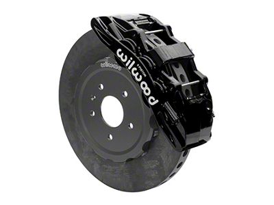 Wilwood SX6R WCCB Carbon Ceramic Front Big Brake Kit; Black Calipers (14-19 Corvette C7)