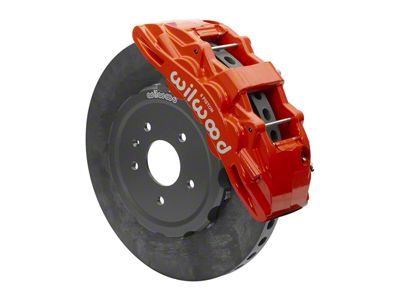 Wilwood SX6R WCCB Carbon Ceramic Front Big Brake Kit; Red Calipers (97-13 Corvette C5 & C6)