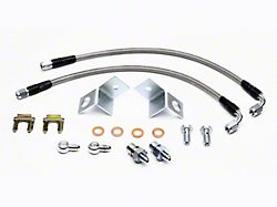 Wilwood CPB Caliper Flexline Brake Line Kit; Rear (05-10 Mustang)