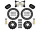 Wilwood DynaPro 4R Drag Race Rear Big Brake Kit with Drilled Rotors; Anodized Gray Calipers (15-23 Mustang)