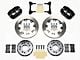 Wilwood DynaPro Drag Race Front Big Brake Kit; Anodized Gray Calipers (05-14 Mustang)