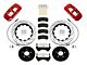 Wilwood AERO6 Front Big Brake Kit with 14-Inch Drilled and Slotted Rotors; Red Calipers (94-04 Mustang)