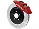 Wilwood AERO6 Front Big Brake Kit with 14-Inch Slotted Rotors; Red Calipers (94-04 Mustang)