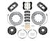 Wilwood AERO6 Race Front Big Brake Kit with 14-Inch Slotted Rotors; Anodized Gray Calipers (94-04 Mustang)