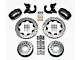 Wilwood Forged Dynalite Pro Series Rear Big Brake Kit with Drilled and Slotted Rotors; Black Calipers (79-93 Mustang w/ Ford 8.8 Rear & 2.5 Axle Offset)