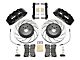 Wilwood SX6R Dynamic Front Big Brake Kit with 15-Inch Drilled and Slotted Rotors; Black Calipers (15-23 Mustang)