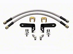 Wilwood Race Caliper Flexline Brake Line Kit; Front (15-23 Mustang)
