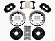 Wilwood Superlite 6R Front Big Brake Kit with 12.90-Inch Drilled and Slotted Rotors; Black Calipers (94-04 Mustang)