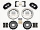 Wilwood Superlite 6R Front Big Brake Kit with 13-Inch Slotted Rotors; Black Calipers (05-14 Mustang)