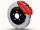 Wilwood Superlite 6R Front Big Brake Kit with 14-Inch Slotted Rotors; Red Calipers (94-04 Mustang)