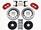 Wilwood Superlite 6R Front Big Brake Kit with 14-Inch Drilled and Slotted Rotors; Red Calipers (94-04 Mustang)