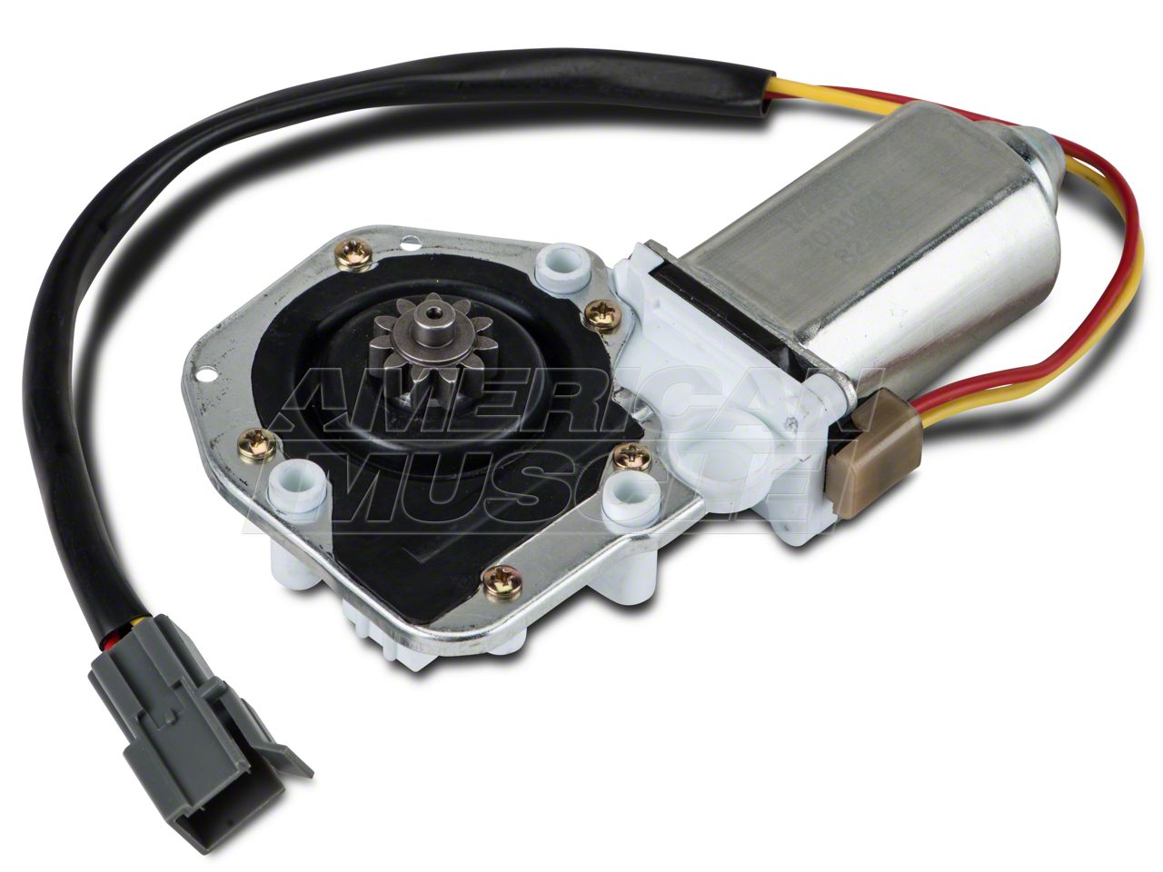 Store Brand Mustang Power Window Motor; Front/Rear Driver Side