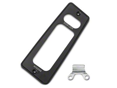 Window Switch Bezel; Driver Side (87-93 Mustang Convertible)