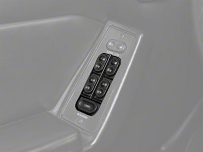Power Window Switch; Driver Side (87-93 Mustang Convertible)