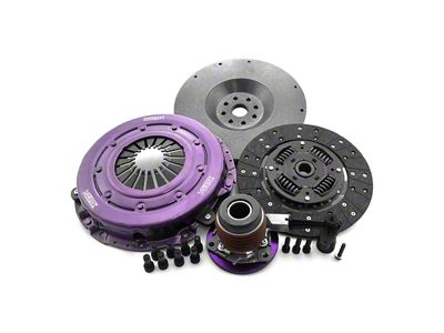 X-Clutch Stage 1 Single Sprung Organic Disc Clutch Kit with Flywheel and Hydraulic Release Bearing; 23-Spline (10-15 3.6L Camaro)