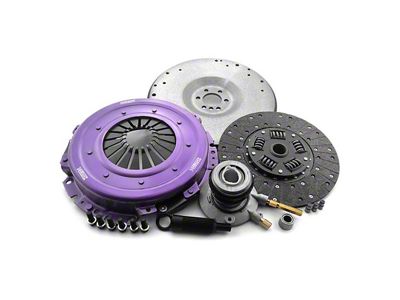 X-Clutch Stage 1 Single Sprung Organic Disc Clutch Kit with Flywheel and Hydraulic Release Bearing; 26-Spline (98-02 5.7L Camaro)