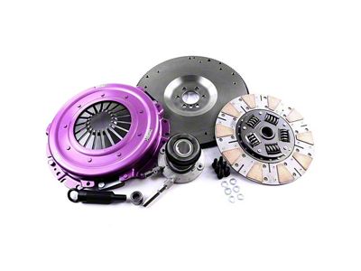 X-Clutch Stage 2 Single Cushioned Ceramic Disc Clutch Kit with Chromoly Flywheel and Hydraulic Release Bearing; 26-Spline (98-02 5.7L Camaro)