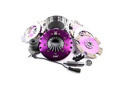 X-Clutch 9-Inch Triple Solid Ceramic Disc Clutch Kit with Chromoly Flywheel and Hydraulic Release Bearing; 26-Spline (14-19 Corvette C7)