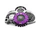 X-Clutch 9-Inch Triple Solid Organic Disc Clutch Kit with Chromoly Flywheel and Hydraulic Release Bearing; 26-Spline (05-13 Corvette C6, Excluding ZR1)