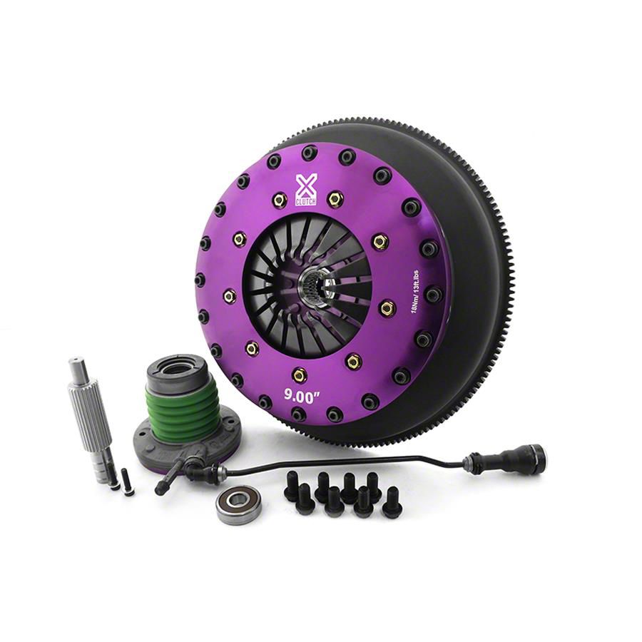 XClutch Corvette 9Inch Twin Solid Ceramic Disc Clutch Kit with