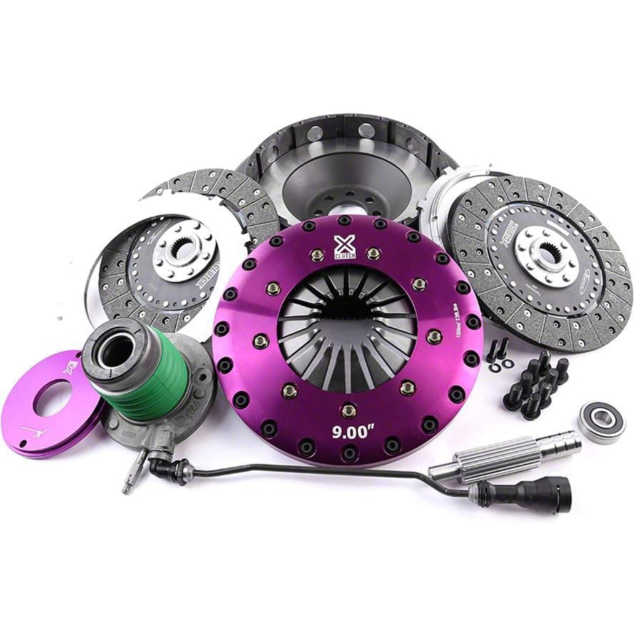 XClutch Corvette 9Inch Twin Solid Organic Disc Clutch Kit with