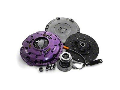 X-Clutch Stage 1 Single Sprung Organic Disc Clutch Kit with Flywheel and Hydraulic Release Bearing; 26-Spline (97-04 Corvette C5)