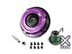 X-Clutch 10.50-Inch Twin Solid Organic Disc Clutch Kit with 8-Bolt Flywheel and Hydraulic Release Bearing; 10-Spline (05-10 Mustang GT)