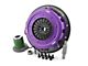 X-Clutch 10.50-Inch Twin Solid Organic Disc Clutch Kit with Flywheel and Hydraulic Release Bearing; 26-Spline (07-14 Mustang GT500)