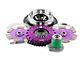 X-Clutch 9-Inch Twin Solid Ceramic Disc Clutch Kit with Chromoly Flywheel and Hydraulic Release Bearing; 23-Spline (18-23 Mustang GT)