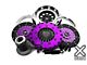 X-Clutch 9-Inch Twin Solid Organic Disc Clutch Kit with Chromoly Flywheel and Hydraulic Release Bearing; 23-Spline (15-23 Mustang EcoBoost)