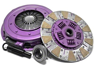 X-Clutch Stage 2 Single Cushioned Ceramic Disc Clutch Kit; 10-Spline (94-95 Mustang GT, Cobra)