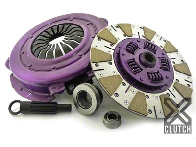 X-Clutch Stage 2 Single Cushioned Ceramic Disc Clutch Kit; 10-Spline (96-04 Mustang GT)