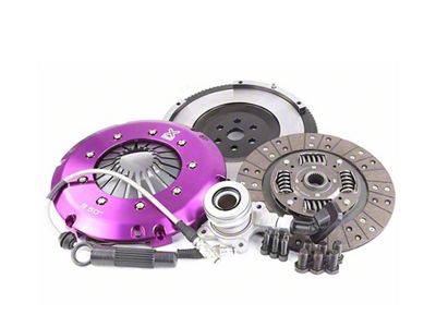X-Clutch Stage 2 Single Sprung Ceramic Disc Clutch Kit with Hydraulic Release Bearing; 10-Spline (05-10 Mustang GT)