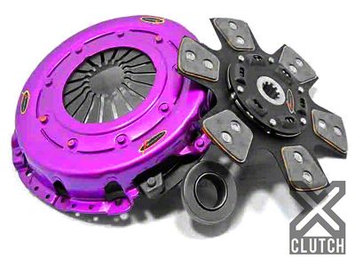 X-Clutch Stage 2 Single Sprung Ceramic Disc Clutch Kit; 10-Spline (94-95 Mustang GT, Cobra)