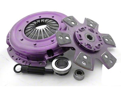 X-Clutch Stage 2 Single Sprung Ceramic Disc Clutch Kit; 10-Spline (96-04 Mustang GT)