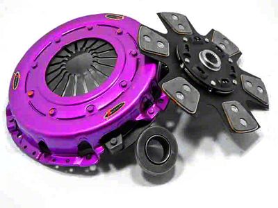 X-Clutch Stage 2 Single Sprung Ceramic Disc Clutch Kit; 26-Spline (94-95 Mustang GT, Cobra)