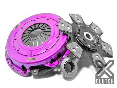 X-Clutch Stage 2R Single Ceramic Race Disc Clutch Kit; 10-Spline (94-95 Mustang GT, Cobra)